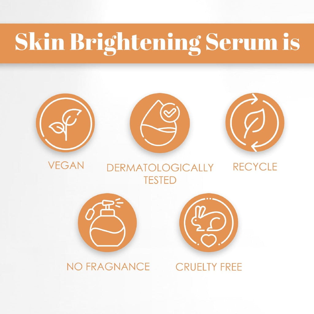 Natureall Serum for Skin Brightening, Reduces Excess Oil, Blackheads & Whiteheads, Vitamin C Serum | 30 ML (Skin Brightening)