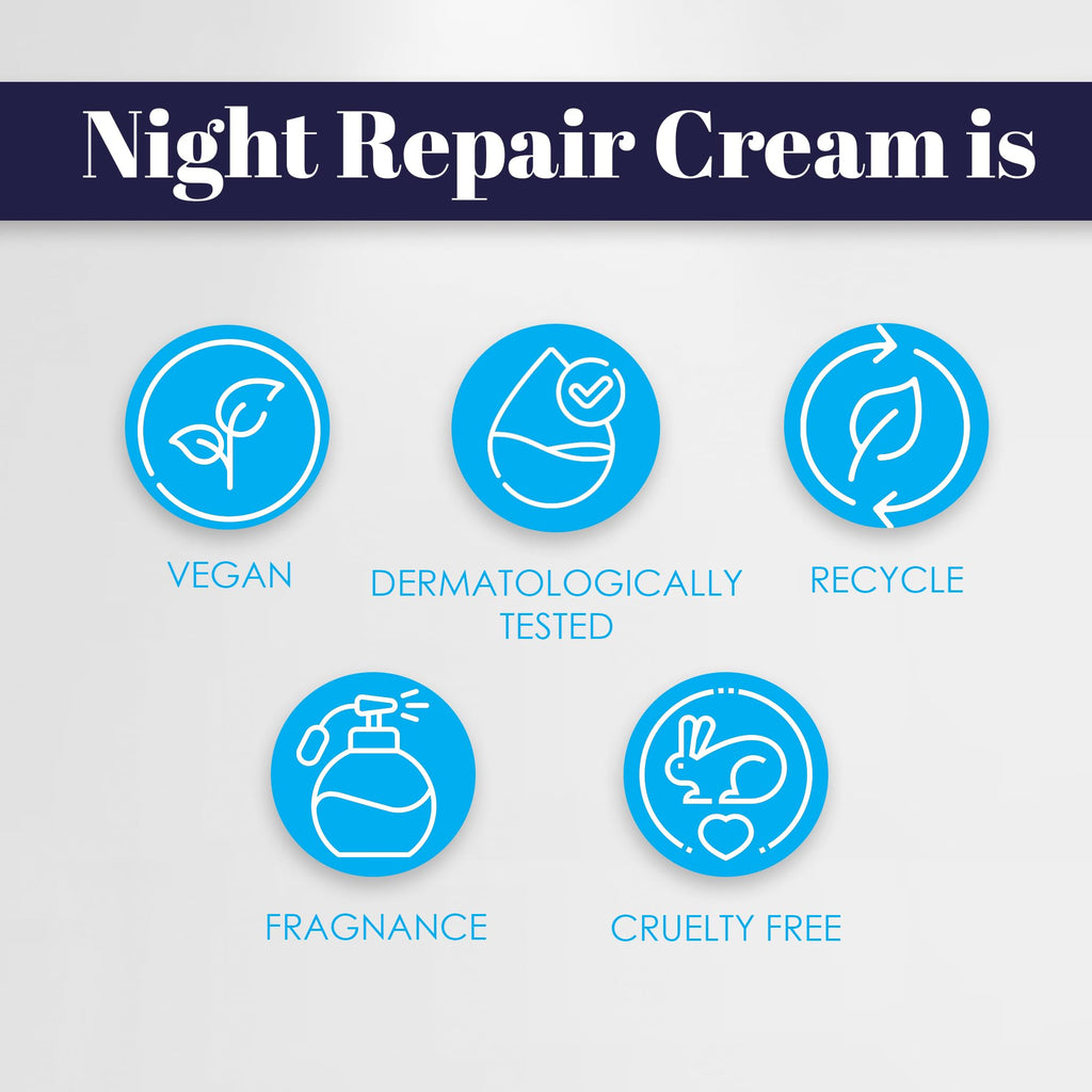 Natureall Night Cream For Cells Renewal, Improve Blood Circulation with Almond Oil | Moringa Oil | Green Tea Extract | Shea Butter Caffeine| 50 GMS
